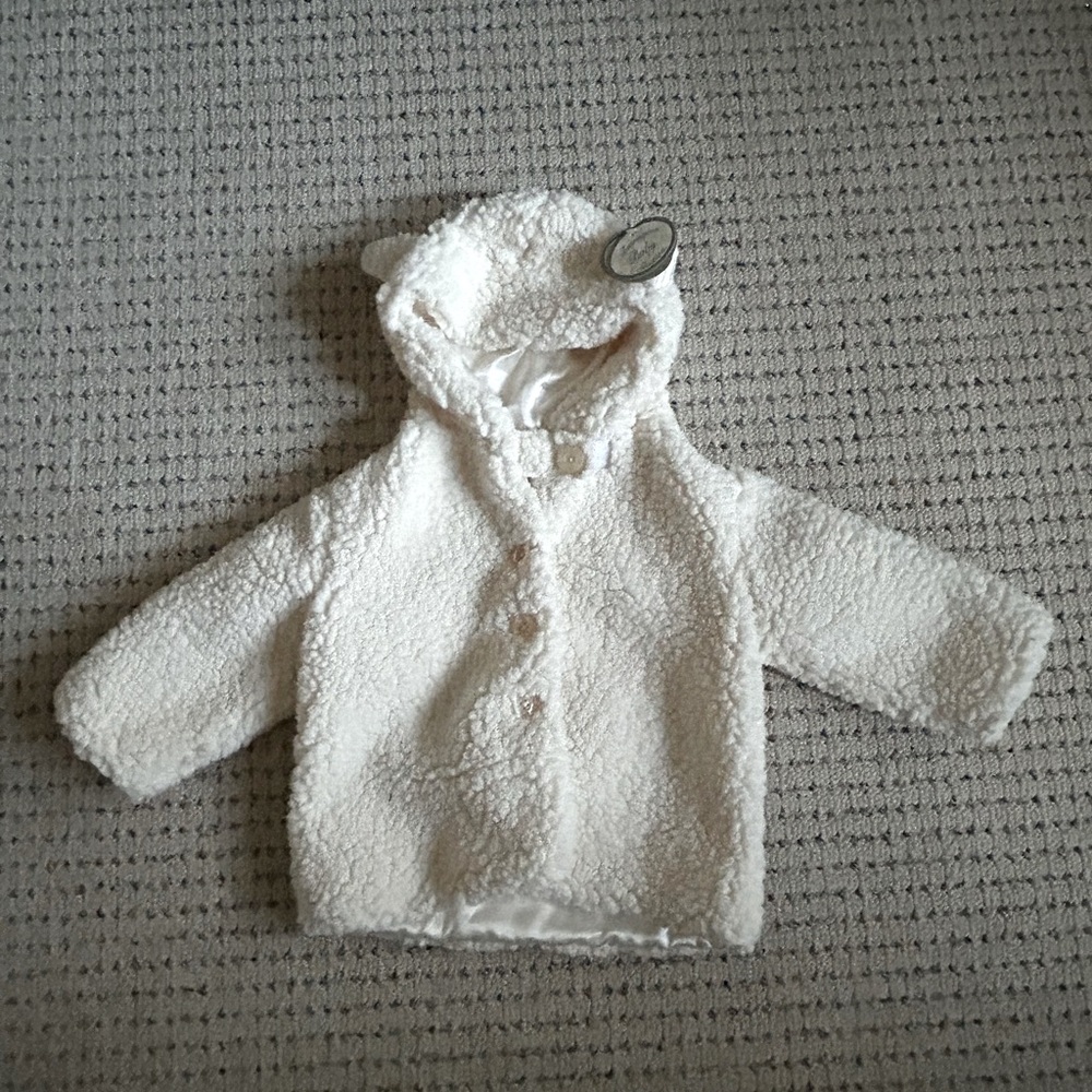 Toddler girl lamb coat